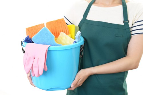 Professional upholstery cleaning on a fabric sofa