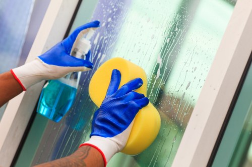 Deep cleaning a kitchen during a one off cleaning service