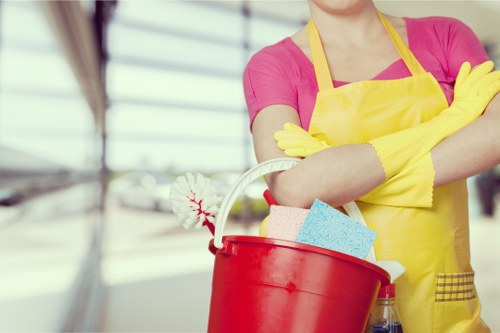 Kitchen surfaces maintained by regular cleaning